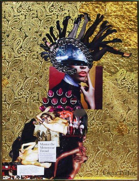 Master the Menswear Trend, Collage from 2012 by Ciana Pullen; Dimensions: 18 inches × 24 inches × .5 inch; Materials: Found Photographs on Board; Description:  © Ciana Pullen 2012