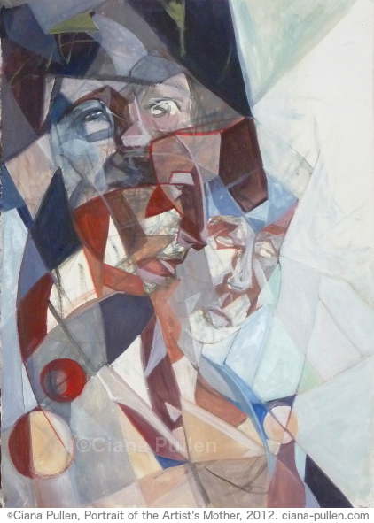 Portrait of the Artist's Mother, Painting from 2012 by Ciana Pullen; Dimensions: 20 inches × 36 inches × 0 inch; Materials: Oil on Paper; Description:  © Ciana Pullen 2012