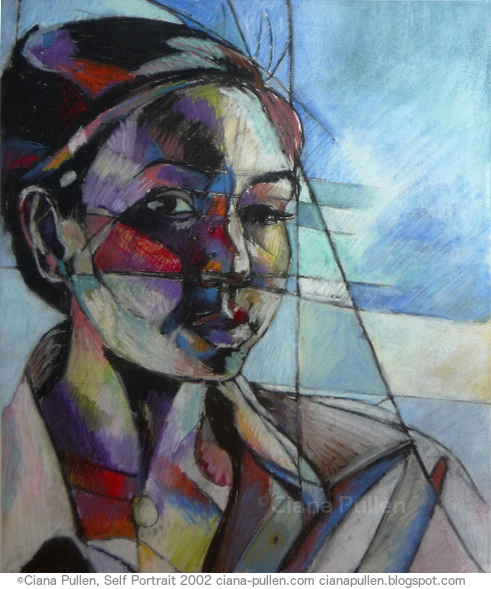 Self Portrait 2002, Drawing from 2002 by Ciana Pullen; Dimensions: 18 inches × 24 inches × 0 inch; Materials: Chalk pastel on Paper; Description:  © Ciana Pullen 2002